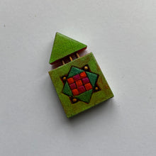 Handmade Tiny Light Green Brooch