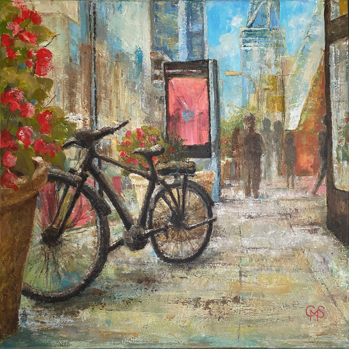 New York State of mind III - Original Canvas by Carine Salmon