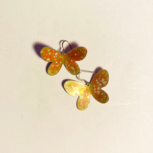 Large Butterfly Spotty Earrings