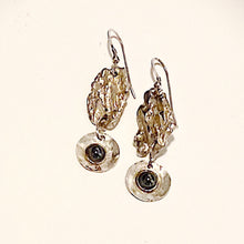 Len Mills Silver Earrings with Hematite