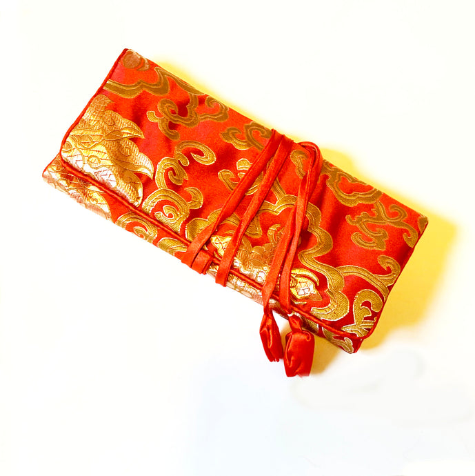 Amazing Brocade Red /Gold Jewellery Wrap