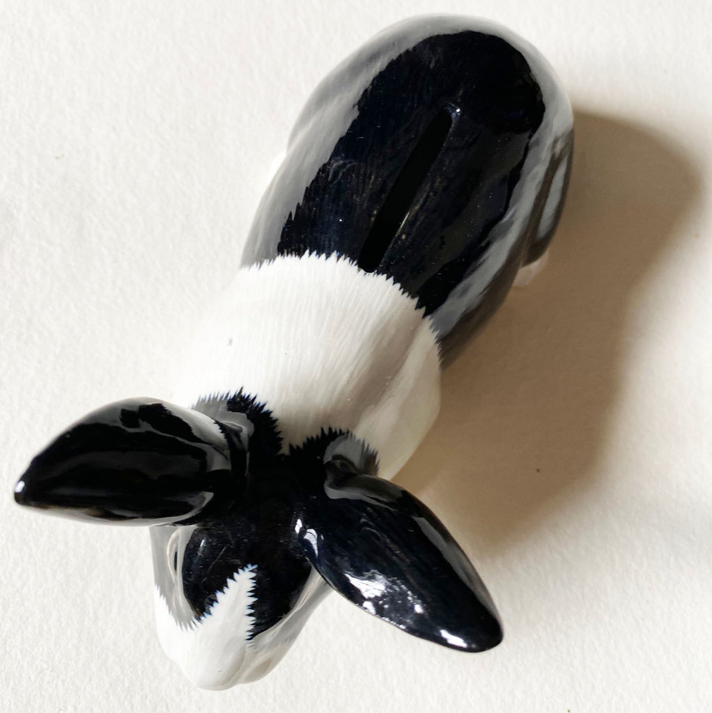 Ceramic Bunny - Black and White Money Box. – Wow! Gallery