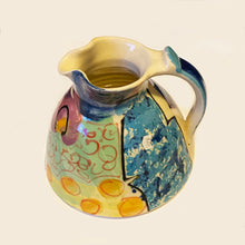 Wide Based handpainted jug by Richard Wilson 2