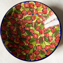 Shelton Pottery - inside large cherry bowl