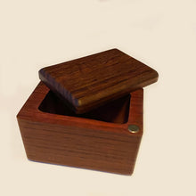 Small Redheart Wooden Lidded Box