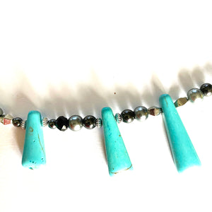 Detail of Turquoise Necklace by CMS Jewellery