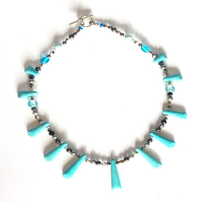 Turquoise Necklace by CMS Jewellery