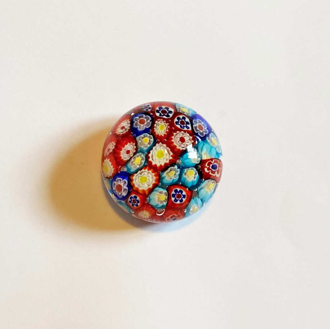 Vintage small Millefliori Paperweight