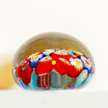Vintage small Millefliori Paperweight