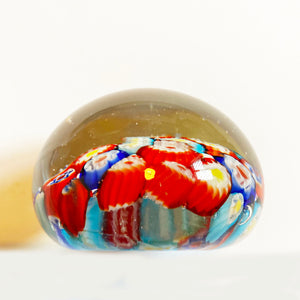 Vintage small Millefliori Paperweight