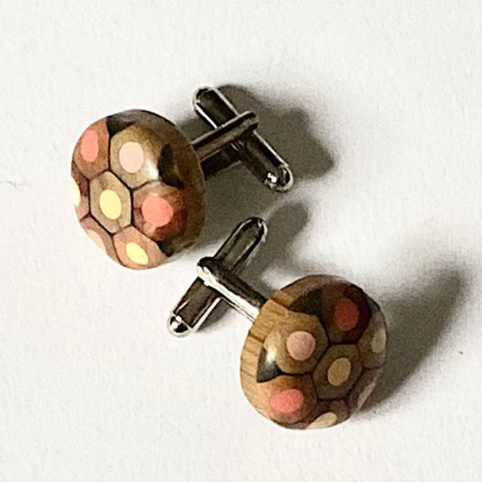 Recycled Pencil Cufflinks