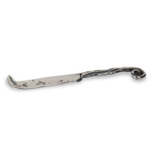 Wrought Metal Cheese Knife - Curled End