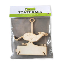 Wooden Flat Packed Greyhound Toast Rack